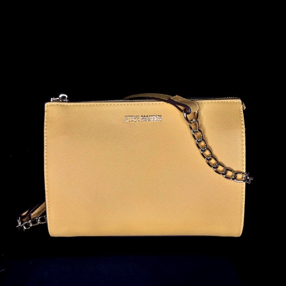 Steve Madden Yellow Crossbody – Sunshine with Chain Energy - Picture 3 of 5